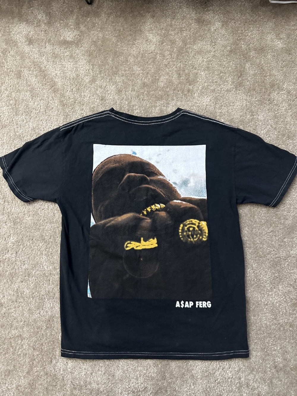A$AP Asap WORLDWIDE Globe T-Shirt Mens M graphic ASAP Mob* ASAP Ferg Merch